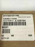 Asco Valve EFHT8551G417MS Solenoid Valve 120VAC 30-150 PSI 10.1 Watts