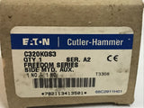 Cutler Hammer C320KGS3 Eaton Auxiliary Contact Block Series A2 Freedom Series