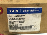 Eaton AUX2A2BPK Auxiliary Switch, 2A/2B (Double), EG, JG, or LG Frame