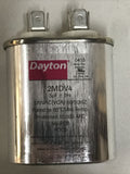 Dayton 2MDV4 5MFD Oval Motor Run Capacitor 5 Microfarad 370VAC Voltage