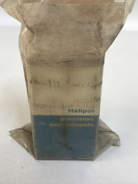 Beckman Helipot AR100KL.25 Precision Potentiometer 10 Turn 5W 100kOhm