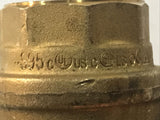 RUB S95 3/4”  Locking Brass Ball Valve 400 WP, CW617N PN40 DN20, 600 CWP, 125G,