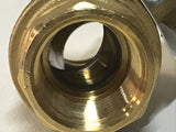 RUB S95 3/4”  Locking Brass Ball Valve 400 WP, CW617N PN40 DN20, 600 CWP, 125G,