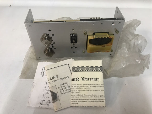 Sola SLS-24-048 Regulated Power Supply +24VDC 4.8A