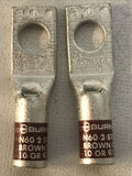 Burndy (Box Of 2) YA2CL4BOX Compression Lug 3/8” Stud Hylug 518200 N60 2 STR CU
