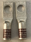 Burndy (Box Of 2) YA2CL4BOX Compression Lug 3/8” Stud Hylug 518200 N60 2 STR CU