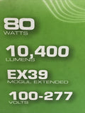 Litespan LED Eiko LED70WAL50KMOG-G7 Light Bulb 80W 10,400LM 5000K 120-277V EX39