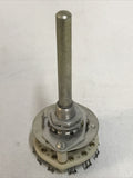 Centralab PA-2001 Rotary Switch 1 POL-12 POS Non-Shorting Steatite W Manual