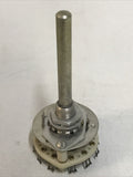 Centralab PA-2001 Rotary Switch 1 POL-12 POS Non-Shorting Steatite W Manual