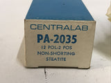 Centralab PA-2035 2 position 12 pole ceramic rotary switch