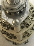 Centralab PA-2035 2 position 12 pole ceramic rotary switch