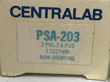 Centralab PSA-203 Rotary Switch Non-Shorting 1-POL 2-6-POS 1 SECTION