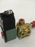 ASCO JKP 8342G001 MS 4W 120/60 1/4” Solenoid Valve Manual Operator