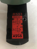 ASCO 8551G401MO 1/4” Supply Solenoid Valve 8551B401MO 30-150 PSI 10.1 W