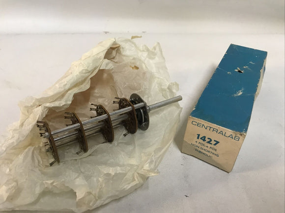 Centralab 1427 4POLE/6POS NON-SHORTING 6 1/4