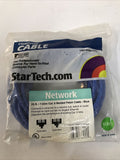 StarTech C6PATCH25BL 25ft CAT6 Ethernet Cable Blue Molded Gigabit Male RJ45