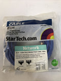 StarTech C6PATCH25BL 25ft CAT6 Ethernet Cable Blue Molded Gigabit Male RJ45