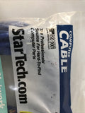 StarTech C6PATCH25BL 25ft CAT6 Ethernet Cable Blue Molded Gigabit Male RJ45