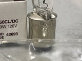 GE 43693 Q150CL/DC 150W 120V C10S Base ETC Light Bulb