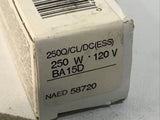 New Sylvania 58720 250Q/CL/DC(ESS) 250 Watt 120V Light Bulb Lamp T4
