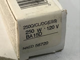 New Sylvania 58720 250Q/CL/DC(ESS) 250 Watt 120V Light Bulb Lamp T4