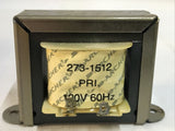 Archer Radio Shack POWER TRANSFORMER 273-1512  120V 60 Hz, 25.5V 2A