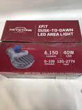 Keystone 40W 5600Lm Photocell With Dusk Till Dawn Gray Housing