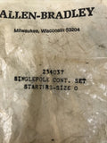 ALLEN-BRADLEY Z34037 CONTACT KIT 1 POLE SIZE 0