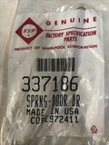 New Genuine OEM Whirlpool Dryer Door Cable Spring WP337186