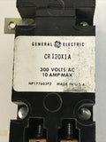 General Electric CR120X1A Relay Block 300 V AC 10 Amp Max