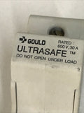 Gould US3J1 Ultrasafe Industrial Fuse Block 30A 600V Class J Fuseholder