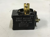 Square D CL9001 Type KM-1 Series A SJW 120V60CY 110V50CY Light Module *Cracked*