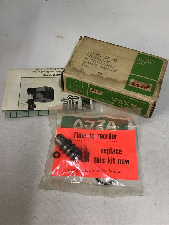 ASCO Red Hat 84-048 Solenoid Valve Spare Part Rebuild Kit AR-544B