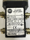 Allen Bradley 800T-PC416 Ser. N Cluster Pilot Light 120 VAC 800TPC416 Lamp 381