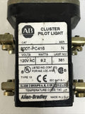 Allen Bradley 800T-PC416 Ser. N Cluster Pilot Light 120 VAC 800TPC416 Lamp 381
