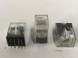 Lot Of 3 MY4N-D2 24VDC Omron Relay 125VDC