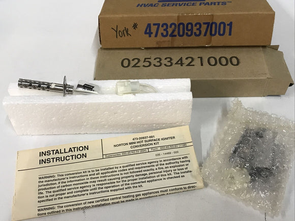 Norton MINI Hot Surface Igniter Conversion Kit 473-20937-001 025-33421-000