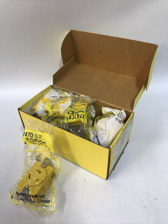 Daniel Woodhead 4747CR Turnex Corrosion Resistant Locking Receptacle *Box Of 10*