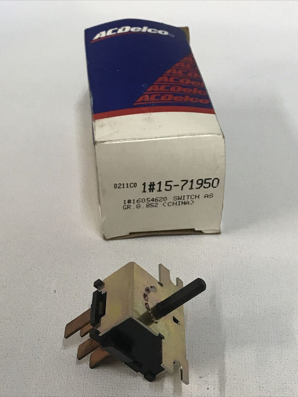 Blower Switch ACDelco GM OE/GM Genuine Parts 15-71950
