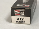 CHAMPION COPPER PLUS Spark Plugs RC12LYC 412