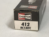 CHAMPION COPPER PLUS Spark Plugs RC12LYC 412