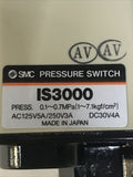 SMC Pressure SwitchIS3000 IS3000-02 AC125V5A/250V3A DC30V4A .1~.7MPa