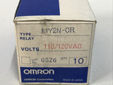 Omron MY2N-CR MY2NCR Solid State Relay 110/120VAC 5A *Box Of 10*