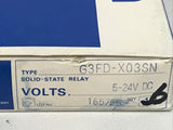 Omron G3FD-X03SN Solid State Relay 5-24VDC *Box of 5*