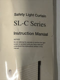 NEW KEYENCE SL-C48H LIGHT CURTAIN SET SL-C48H-R RECEIVER SL-C48H-T TRANSMITTER