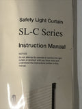NEW KEYENCE SL-C48H LIGHT CURTAIN SET SL-C48H-R RECEIVER SL-C48H-T TRANSMITTER