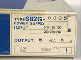 OMRON S82G-0305 / S82G0305 Power Supply  5VDC 6amp (New In Box)
