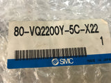 SMC 80-VQ2200Y-5C-X22 Pneumatic Solenoid Valve 0.1-0.7MPa
