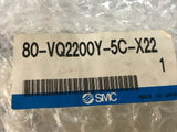 SMC 80-VQ2200Y-5C-X22 Pneumatic Solenoid Valve 0.1-0.7MPa