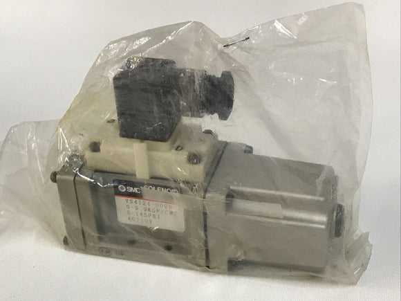 SMC VS4124-009D Pneumatic Solenoid Valve 0-9.9KGF/cm2 0-145psi AC110V